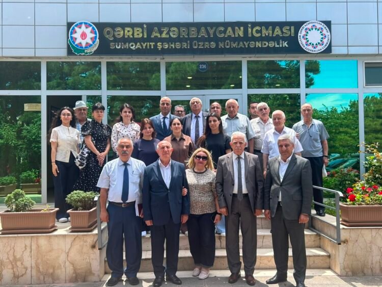 Qərbi Azərbaycan İcmasının Sumqayıt Nümayəndəliyində Milli Qurtuluş Gününə həsr olunmuş tədbir keçirilib-FOTOLAR