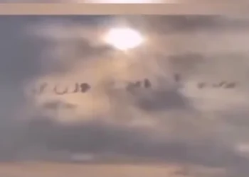 Azərbaycanda aeroport yolunda səmada qəribə GÖRÜNTÜ