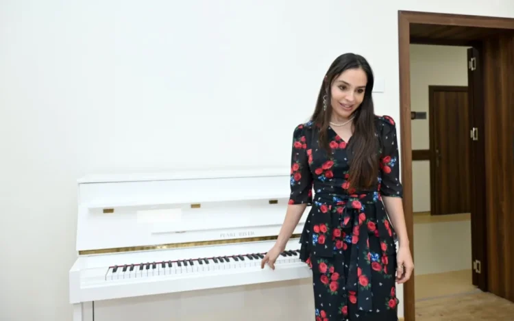 Leyla Əliyeva Şəki Şəhər İncəsənət Məktəbində – FOTOLAR