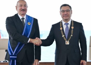 İlham Əliyev “Manas” ordeni ilə təltif edildi