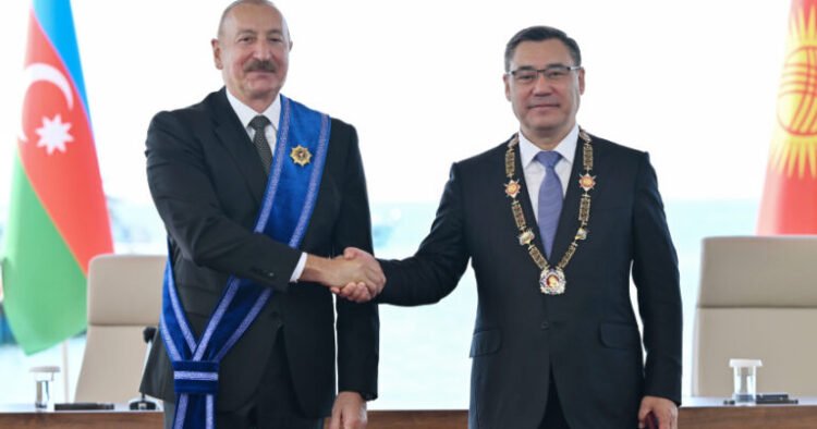 İlham Əliyev “Manas” ordeni ilə təltif edildi