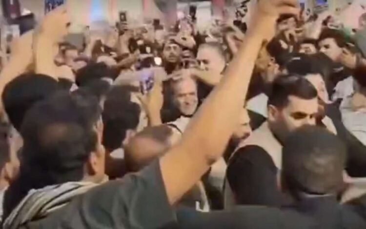 Pezeşkianla Əraqçi izdihamın arasında… – VİDEO