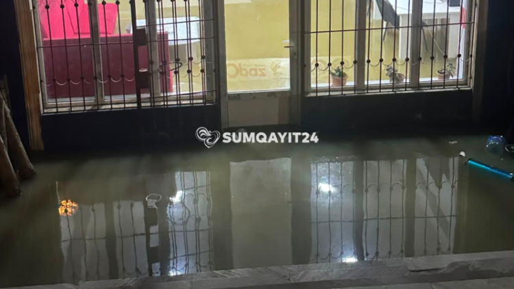 Sumqayıtda kanalizasiya xəttində aparılan işdən sonra obyektləri su basdı? – İDDİA