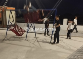 Sumqayıtda iki ay əvvəl açılan parkın son vəziyyəti…