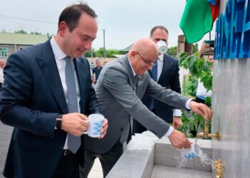 ADSEA daha bir kəndi içməli su ilə təmin etdi – FOTOLAR