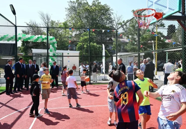 “Nasosnu”da idman zonası istifadəyə verildi