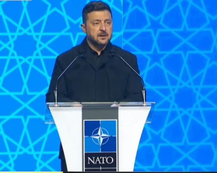 Zelenski NATO Sammitində çıxışında Azərbaycanı xüsusi qeyd etdi