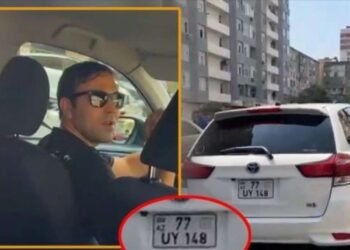 Taksi sürücüsü uşaqlı sərnişini yarı yolda düşürdü – VİDEO