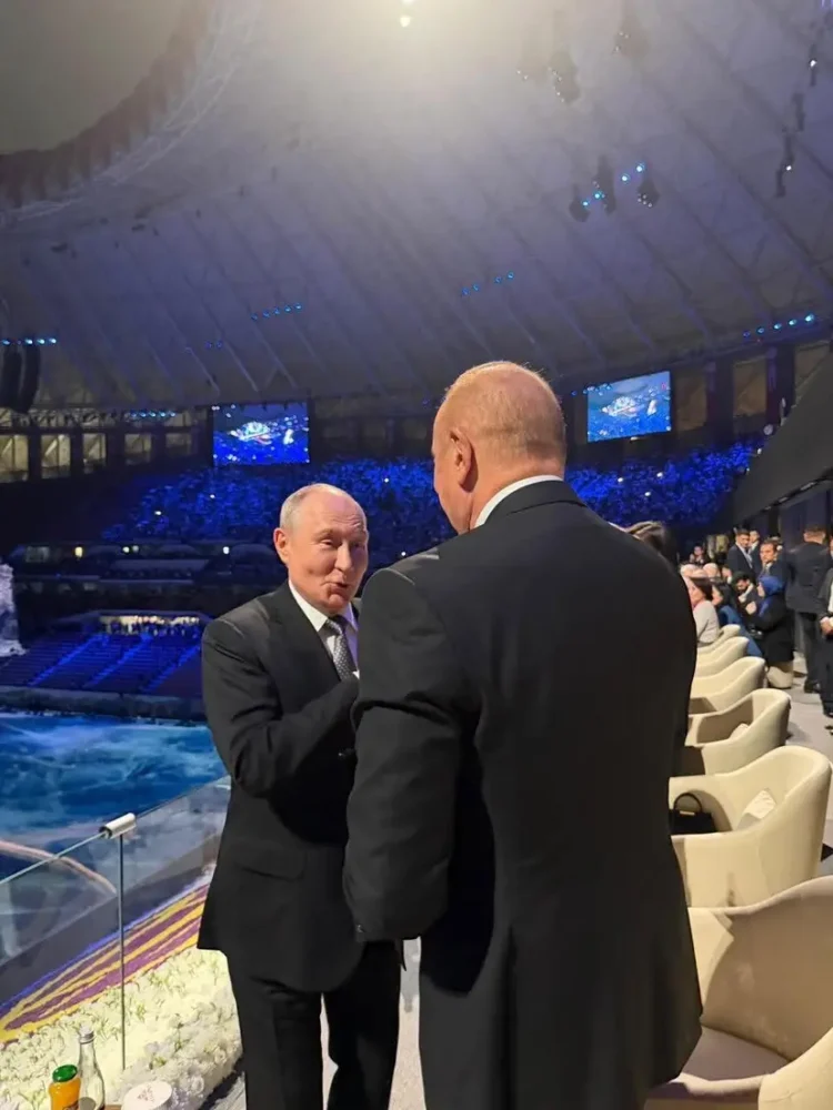 Səmimi anlar: İlham Əliyev liderlərlə bir arada – Foto