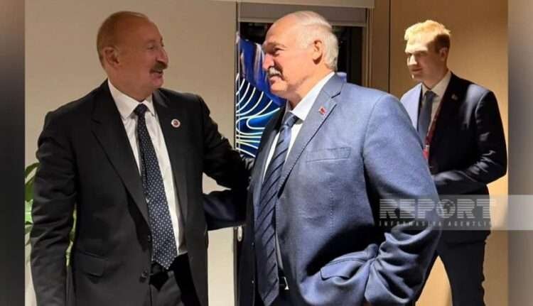 Bişkekdə Azərbaycan və Belarus prezidentlərinin görüşü olub