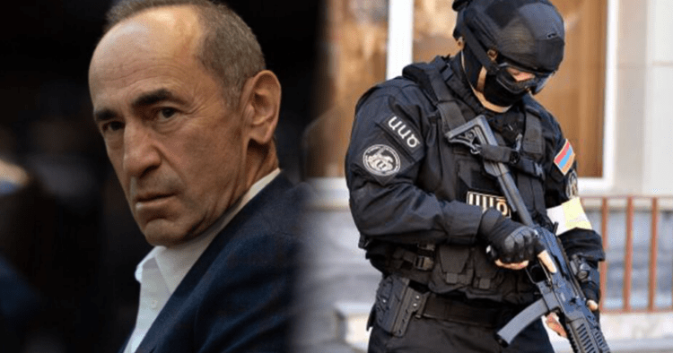 Ermənistanda ŞOK: Robert Köçəryan saxlanıldı