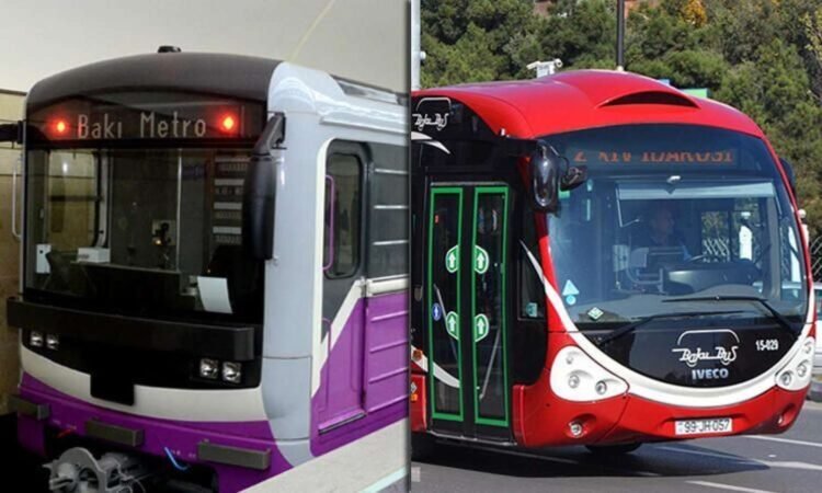 Bu şəxslər üçün avtobus və metro pulsuzdur