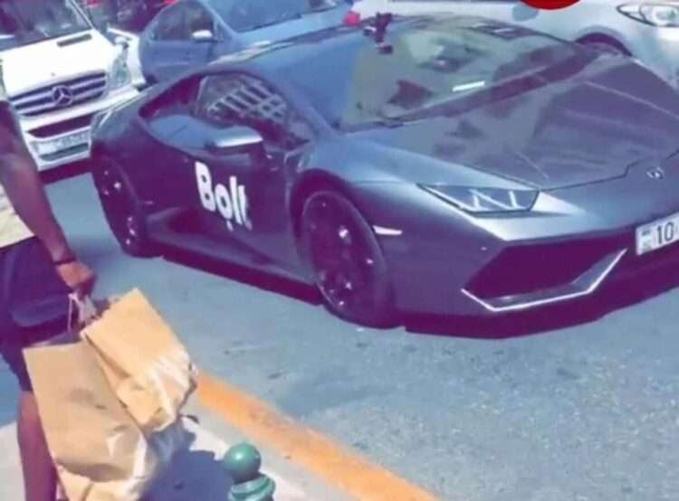 Bakıda taksi sifariş etdi, qarşısına LAMBORGHİNİ gəldi – VİDEO