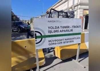 Binəqədi yolu da “bloklandı”: Dərslərə 3 gün qalmış… – VİDEO