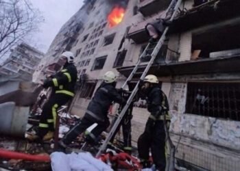 Azərbaycanlı polis rəisinin iş otağı dronla vuruldu