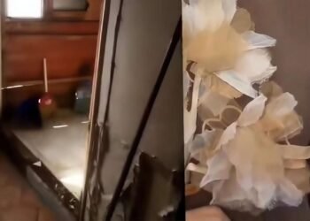 Məcburi köçkün qaldığı evi dağıdıb getdi – GÖRÜNTÜLƏR
