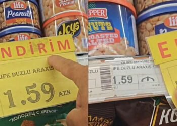 Bakıda marketdə “endirim” fırıldağı: Müştəri görüntülər yaydı