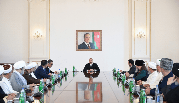 Prezident Bakıda keçirilən beynəlxalq konfransların iştirakçılarını qəbul etdi – FOTOLAR