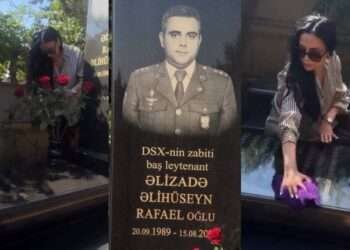 Qardaşının məzarından video paylaşdı – “Qara daş məni sakitləşdirir”