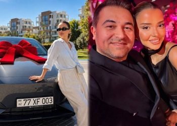 Həyat yoldaşına ad günündə maşın hədiyyə etdi
