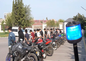 Sumqayıtda REYD: 22 motosikletçi saxlanıldı – VİDEO
