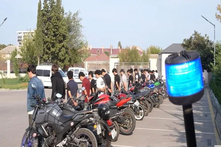 Sumqayıtda REYD: 22 motosikletçi saxlanıldı – VİDEO
