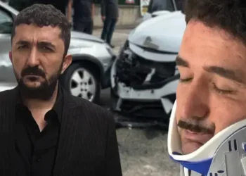 Məşhur aktyor həyat yoldaşı ilə qəzaya düşdü