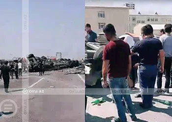 Bakı-Sumqayıt Yolunda TİR Avtomobilin Üzərinə Aşdı: Ölən Var