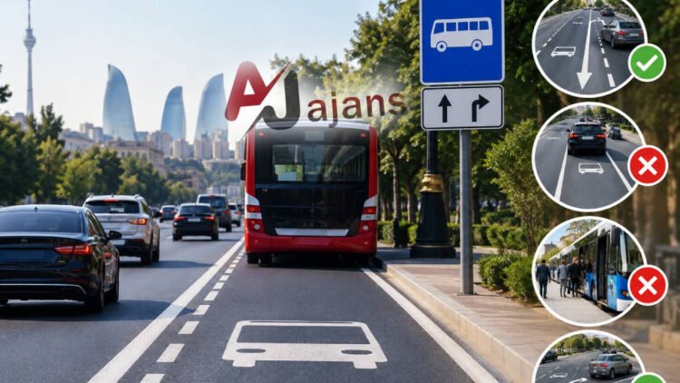 Avtobus zolağına girmək istəyənlərin NƏZƏRİNƏ: ŞƏXSİ AVTOMOBİLLƏR ÜÇÜN…