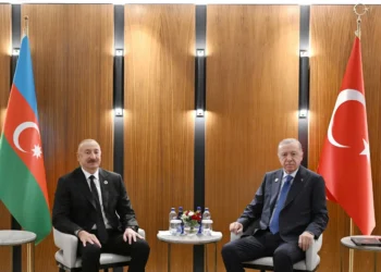 İlham Əliyev və Ərdoğan Bişkekdə GÖRÜŞDÜ