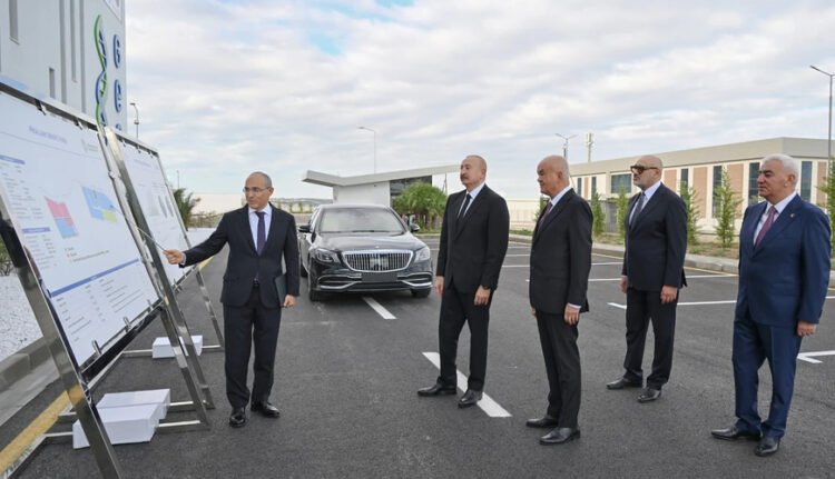 İlham Əliyev Pirallahı Sənaye Parkında dərman istehsalı müəssisəsinin açılışında