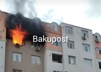 Ceyranbatanda ev yanır – VİDEO