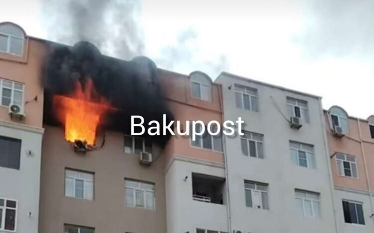 Ceyranbatanda ev yanır – VİDEO