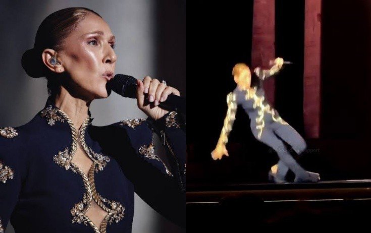 Selin Dion səhnədə yıxıldı – Video