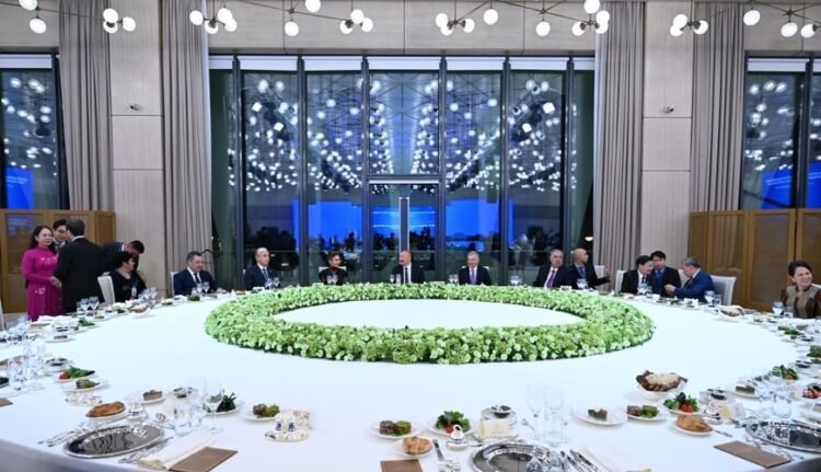 Prezident İlham Əliyevin adından AQEM-in 7-ci Zirvə Görüşünün iştirakçılarının şərəfinə şam yeməyi verili
