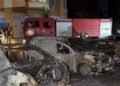 Masazırda avtomobillər yanıb kül oldu – Video