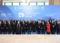 Prezident açılış mərasimində çıxış edir